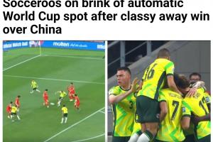 开云登录入口地址-澳媒赛后报喜：澳大利亚只要再赢一场就铁定晋级2026世界杯