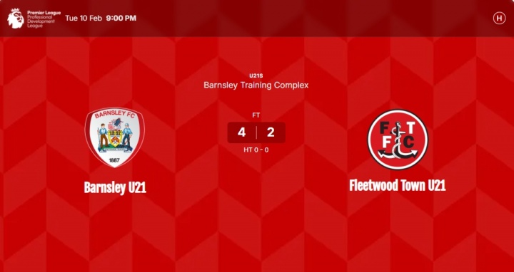 开云官方网站-当地媒体：徐彬周二已代表巴恩斯利U21完成首秀，帮助球队4-2逆转